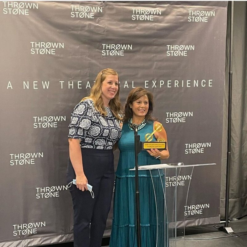 Theresa Santoro honored by Thrown Stone Theatre Company