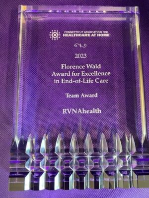 2023 Florence Wald Award given to RVNAhealth Hospice and Palliative Care Teams 