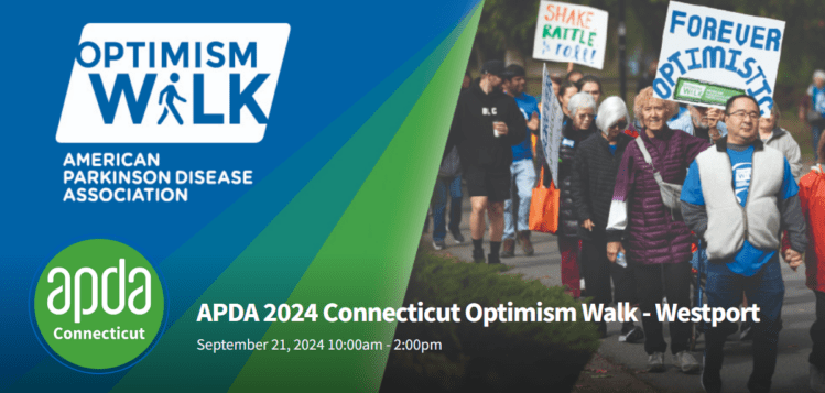 APDA Optimism Walk 2024 for Parkinson's disease