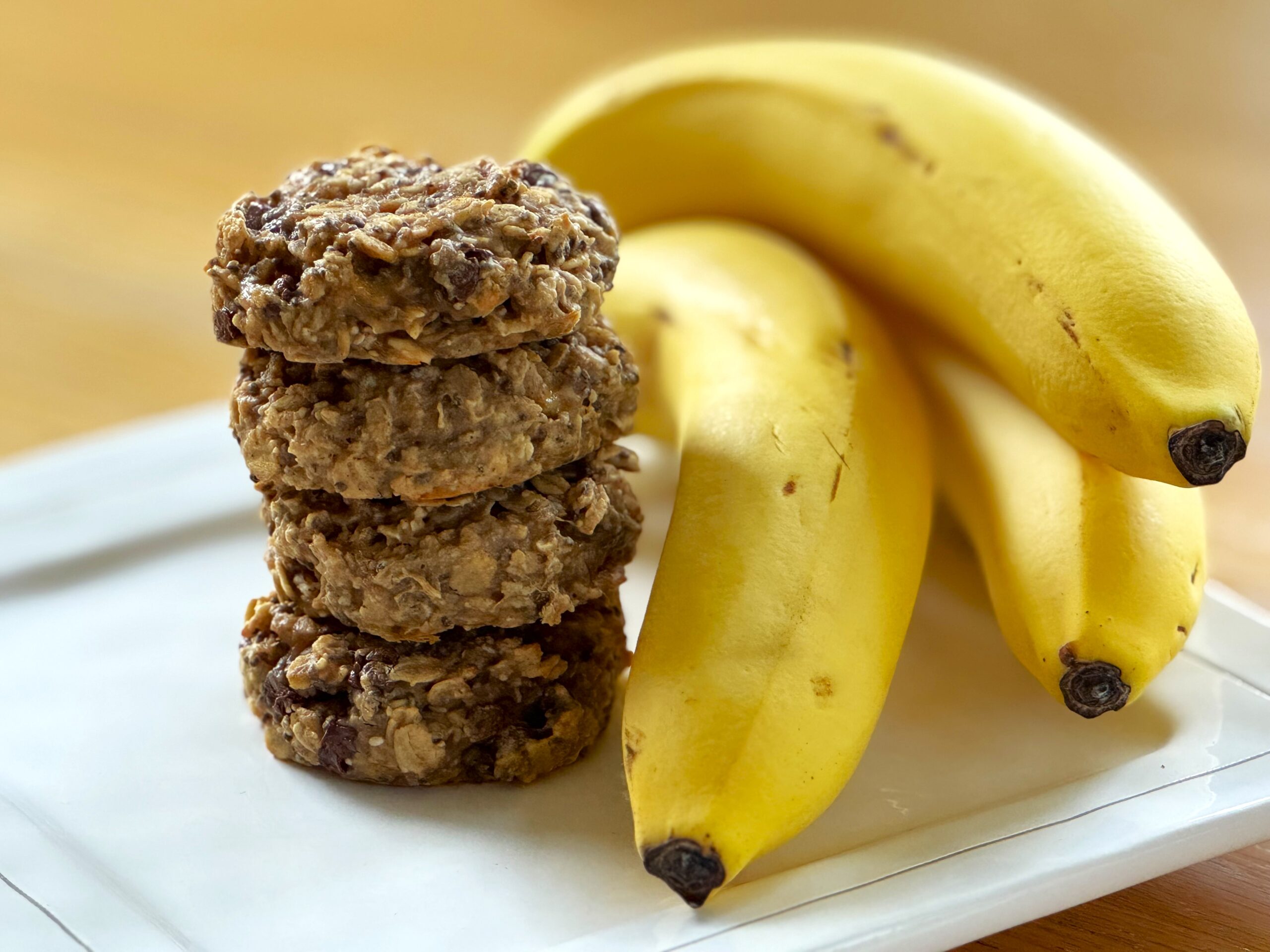RVNAhealth Banana Oatmeal Breakfast Cookies